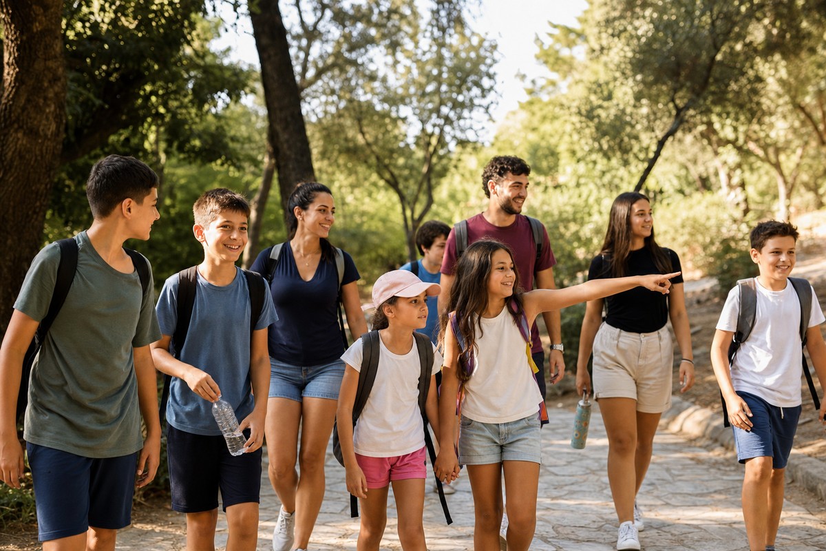 Παιδιά και έφηβοι του Autism Club σε καλοκαιρινή εξόρμηση στη φύση